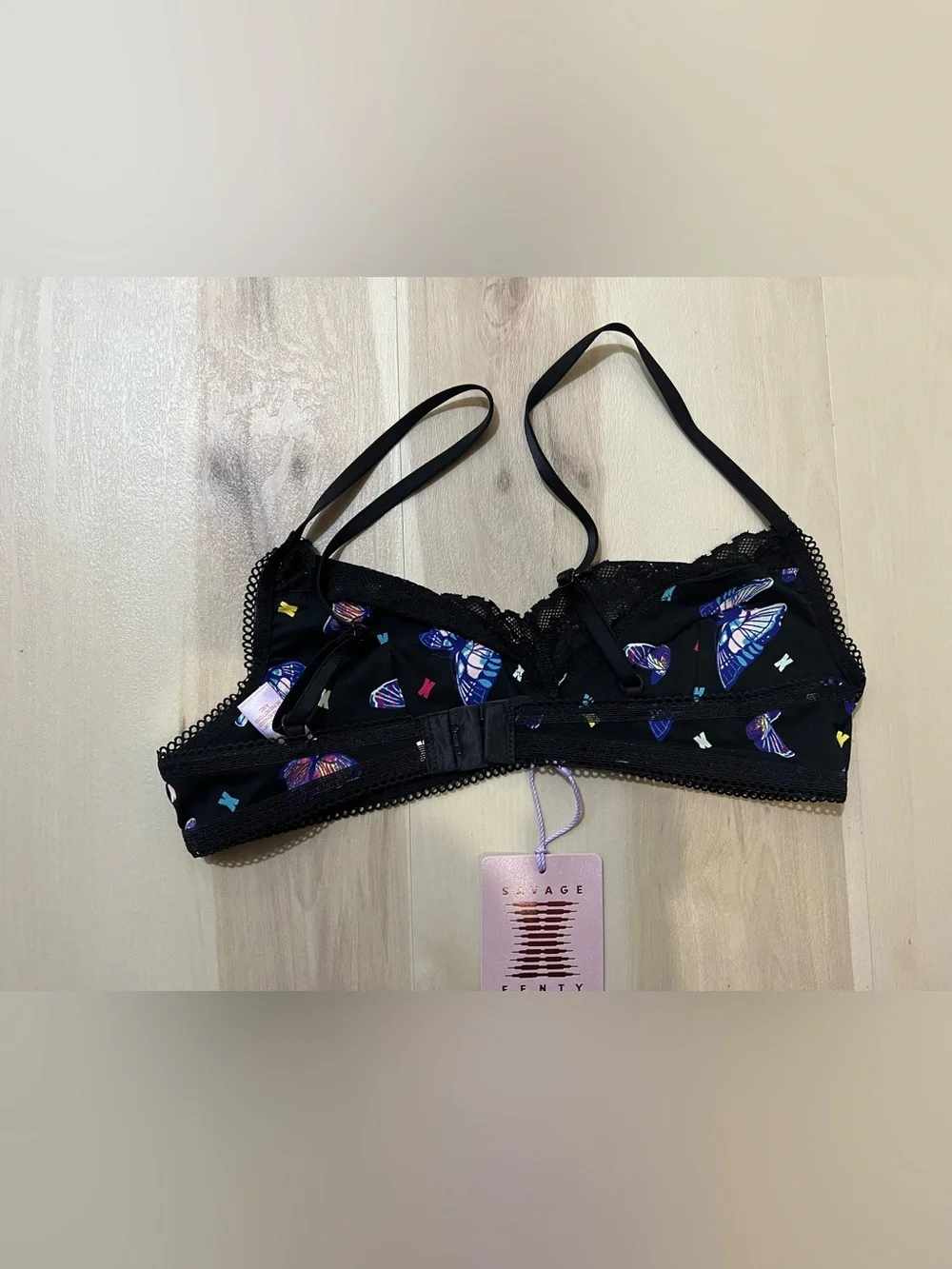 Savage x Fenty NWT Women Small Bad Butterfly Bralette Bra